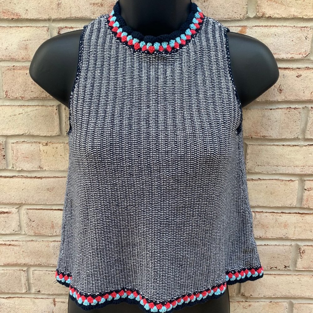 THML cotton sleeveless sweater